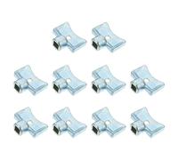 10 Pezzi Chiave Spurgo Termosifoni in Lega di Zinco Argento, Set Portatile | Forma a Quadrante, per Radiatori e Pannelli di Servizio Edile, Utile in Manutenzione Domestica e Riparazioni Idrauliche