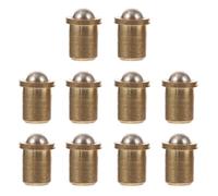 10 Pezzi Chiusura a Sfera per Porta in Rame Oro, Chiusura Liscia | Porta e Battente Armadio, Accessorio per Mobili, Chiusura Sicura, Mantiene Chiusa la Porta