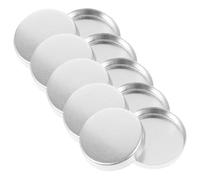 10 Pezzi Cialda Vuota per Ombretto in Alluminio Argento | Compatibile Palette Magnetica, per Ricariche Fai da Te in Studio, Formato 0, 5G