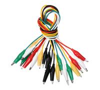 10 pezzi clip a coccodrillo a due estremitÃ , cavo di prova di 50 cm