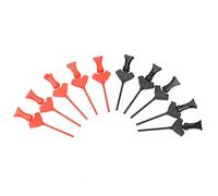 10 Pezzi Clip di Prova a Gancio per Multimetro, Walfront P5003 Gancio per Sonda di Prova Mini Grabber per Clip di Prova IC SMD Ponticello Logica Analizzare Gli Accessori
