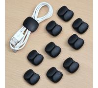 10 Pezzi Clip Organizer Cavi Per Cuffie, Cavi Di Ricarica, Gestione Cavi, Avvolgitore Multifunzione Tagli Unica,5 pezzi,1 pz,3 pezziSilicone