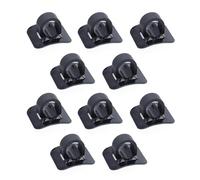 10 pezzi clip per cavi freno per bicicletta, in alluminio, durata nel tempo, tubo dell'olio per bicicletta, morsetto fisso per una facile installazione, anticorrosione, supporto per cavi