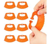 10 Pezzi Clip per Naso per Svezzamento Vitello Bovino in PP | Allevatori, Leggero e Portatile, Uso Delicato, Adatto a Bovini e Bestiame