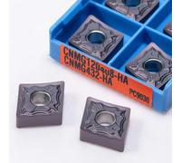 10 pezzi Cnmg120404 Cnmg120408 HA PC9030 Utensile for tornitura esterna in acciaio inossidabile Lama in lega dura CNMG 120404 120408 Fresatura(CNMG120404 HA PC9030)