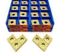 10 pezzi CNMG120404 CNMG120408 HM PC9030/NC3030 Utensile for tornitura esterna Inserto in carburo Lavorazione dell'acciaio Utensili da taglio for tornio CNC(CNMG120408 HM PC9030)