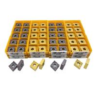 10 pezzi CNMG120404 CNMG120408 MA Utensile da tornio esterno Lama da tornio Utensile da taglio di alta qualità Utensile for tornio in metallo CNC CNMG Carburo cementato(CNMG120404 MA UE6020)