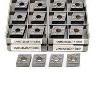 10 pezzi CNMG120404 CNMG120408 TF IC907 IC908 Frese in metallo duro Inserto CNMG 120404 120408 Tornio CNC Utensile for tornitura interna(CNMG120408 TF IC907)