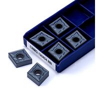 10 Pezzi CNMG120408 CNMG120404 NN LT10 Strumento di svolta cilindrica CNMG 120408 120404 Blade in carburo (Size : CNMG120404 NN LT10)