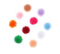 10 pezzi Collare per animali domestici incantesimi di fiori leggeri per gatti e cani Colore casuale Mescola adorabili accessori per cravatta per animali domestici eleganti comodi colori casuali