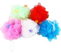 10 pezzi colorati grandi e morbidi da bagno con protezione impermeabile, design ergonomico regolabile, costruzione resistente, ideale per il bagno quotidiano, la toelettatura e la cura personale di