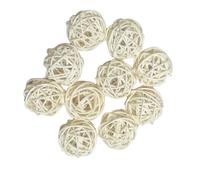 10 Pezzi Colori Misti Vimini Palla In Rattan 3 Cm Ramoscelle Sfere