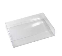 10 pezzi compatibili con custodie protettive per scatole di giochi Nintendo SNES N64, in plastica trasparente.