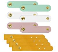 10 Pezzi Con Cerniere In Pelle Organizzatore Per Cavi Telefonici Supporto Per Cavi Organizzatore Per Cavi Protezione Per Caricabatterie Gestore Cavi Avvolgicavo