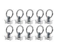 10 pezzi con perno singolo, raccordo a L, binario ad anello, con O-ring rotondo