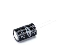 10 pezzi Condensatori elettrolitici 2200UF 25V 13X21MM Condensatore elettrolitico in alluminio fai-da-te Componente