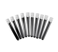 10 pezzi/Confezione 15x100mm Trasparente riutilizzabile in plastica provette strumento di prova di laboratorio con tappo a vite confortevole ed ecologico Durata