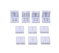 10 pezzi Connettore a striscia 8 mm 2 pin 3 4 3528 5050 RGB monocolore senza saldatura PCB Board Wire Free Welding(2P 10MM)