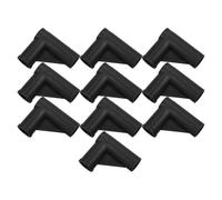 10 Pezzi Connettore a T per Recinto, 19,2mm, Plastico Nero | Giunto a Tre Strade, Montaggio Facile, Finitura Liscia, Compatibile Recinto Gioco e Barriera Sicurezza