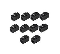 10 Pezzi Connettore di Espansione CAT5E RJ45 Accoppiatore di Espansione Cavo di Rete Ethernet LAN Estensore Ethernet
