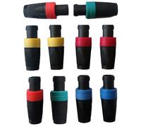 10 PEZZI CONNETTORE SPEAKON MASCHIO NL4FC 4 POLI COLORATI set connettori