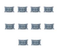 10 Pezzi Connettore Trasparente 8mm, 2 PIN Per Unire In Linea 2 Striscie Led Smd COB, Passo da 8mm, Senza Saldare