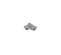 10 Pezzi Connettore Trasparente Invisibile 8mm 2 PIN Angolare 90° per Strisce LE