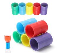 10 Pezzi Connettore Vortex Flacone, Tornado Connettore in Plastica, Tubo a Ciclone Connettore per Bottiglia per Fare Tornado, Esperimenti Scientifici, Test, Educazione