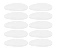 10 Pezzi Coperchio Rotondo Antipolvere 126mm per Latte in Bianco | Plastica Riutilizzabile, Previene Fuoriuscite e Riduce Angoli Morti, Facile da Pulire, per Cucina e Alimentazione Bebé