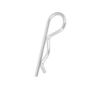 10 Pezzi Coppie di Molle in Zinco Tipo B, Spinotti di Fissaggio per Trattore, Clip di Sicurezza per Agricoltura, Accessori per Attacchi Rapidi, 4x75 mm