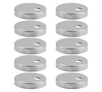 10 Pezzi Copribulloni Decorativi in Acciaio Inox per Wc, 45mm