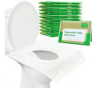 10 pezzi Copriwater monouso, accessori portatili per viaggio, campeggio e hotel, copriwater impermeabili 10 pezzi/confezione,30 pezzi/3 confezioni,50 pezzi/5 confezioniCarta tessile
