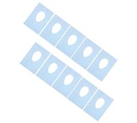 10 Pezzi Copriwater Monouso per Toilette, Carta Polpa e Film PE | Blu, Copertura , per Hotel e Viaggio, Pratico da Portare, Adatto a Donne in Gravidanza