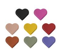 10 Pezzi Cuore a Forma Di Segnalibri Pagina Evidenziatore Pelle PU Da Supplies