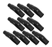 10 Pezzi Curvo per Melodica, Tubo Soffiatore in Plastica Nero | Compatibilità, Forma Ergonomica per Uso Quotidiano, Superficie Liscia senza Bave, per Aule Musicali