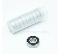 10 PEZZI Cuscinetti a sfere 6201 2RS cuscinetti schermato misure 12 x 32 x 10 mm