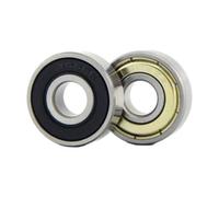 10 pezzi Cuscinetti a sfere a gola profonda in miniatura Serie 603-699 ZZ/2RS Sigillati per motori elettrici Utensili di precisione Durevoli,Copertura in gomma,2x5x2,3 mm