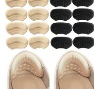 10 pezzi Cuscinetti/Solette anti-sfregamento per il tallone - Unisex, morbidi e confortevoli; con funzioni di ammortizzazione e antiscivolo, adatti per scarpe sportive e altre calzature; particolarmen