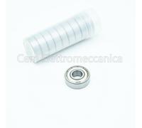 10 PEZZI - Cuscinetto a sfere 6201 ZZ schermato misure 12 x 32 x 10mm cuscinetti