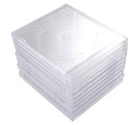 10 Pezzi Custodie Trasparenti Per Dvd E Cd, Ideali Per Casa E Studio