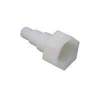 10 Pezzi da 1/2" filettato a 10 mm, 12 mm, 15 mm connettore Dritto for irrigazione da Giardino, Giunto Flessibile Morbido da 1/2 Pollice, Adattatore for Tubi dell'Aria(Female)