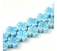 10 pezzi da 12 mm, nuovi accessori per gioielli fai da te con perline in ceramica colorate a quattro foglie, per braccialetti, ciondoli e accessori di moda - TC302-7-10 pezzi