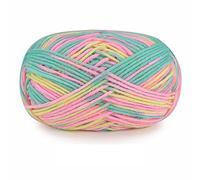 10 pezzi da 50 g, cinque fili di cotone al latte tinto in sezione, gomitolo lana sfumata, sciarpa medio spessore, lavoro a maglia a mano, uncinetto, fai te, fatto a, 19(14)