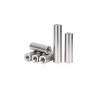 10 pezzi Dadi di collegamento in alluminio M8, Dadi di collegamento in alluminio Dadi 5 9 50 60 mm, Distanziatore for colonna distanziale rotondo AL(M8*50mm)