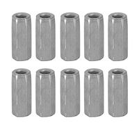 10 Pezzi Dado a Stelo Lungo Dado Esagonale a Manicotto Esagonale Distanziatore Elementi di Fissaggio Filettati Dado in Acciaio Al Carbonio per Apparecchiature Apparecchiature di