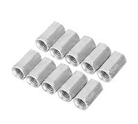 10 Pezzi Dado Esagonale Dado Filettato M8(M8*20) Per Componenti Meccanici E Costruzioni Industriali