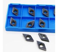 10 pezzi DCET11T3008R-SN inserti for tornitura di precisione for piccole parti esterne tipo tornio, inserti da taglio in lega di acciaio inossidabile