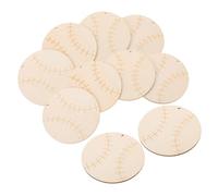 10 Pezzi Decorazioni in Legno per Sport, Tagliate Grezze, per Fai | Finitura Liscia e Superficie Grezza, Beige Naturale, per Maestri e Genitori, Ornamenti, Regali e Feste