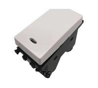 10 PEZZI DEVIATORE SPIA BIANCO - MOD. 663B - COMPATIBILE CON VIMAR PLANA copia