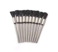 10 pezzi di accessori con gambo da 3 mm, spazzola in filo di nylon, spazzola for lucidatura, ruota lucidante, spazzole in nylon, compatibili con Dremel, utensili rotanti